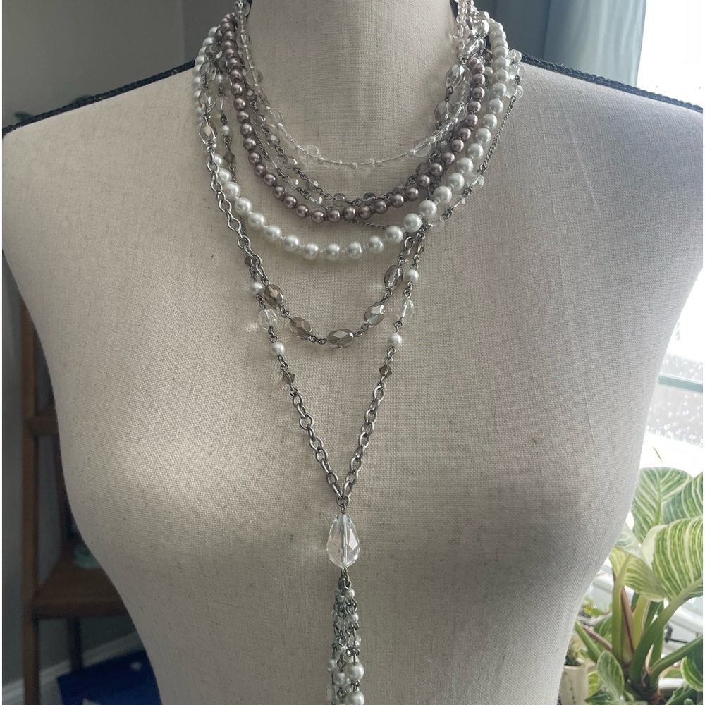 White House Black Market statement necklace